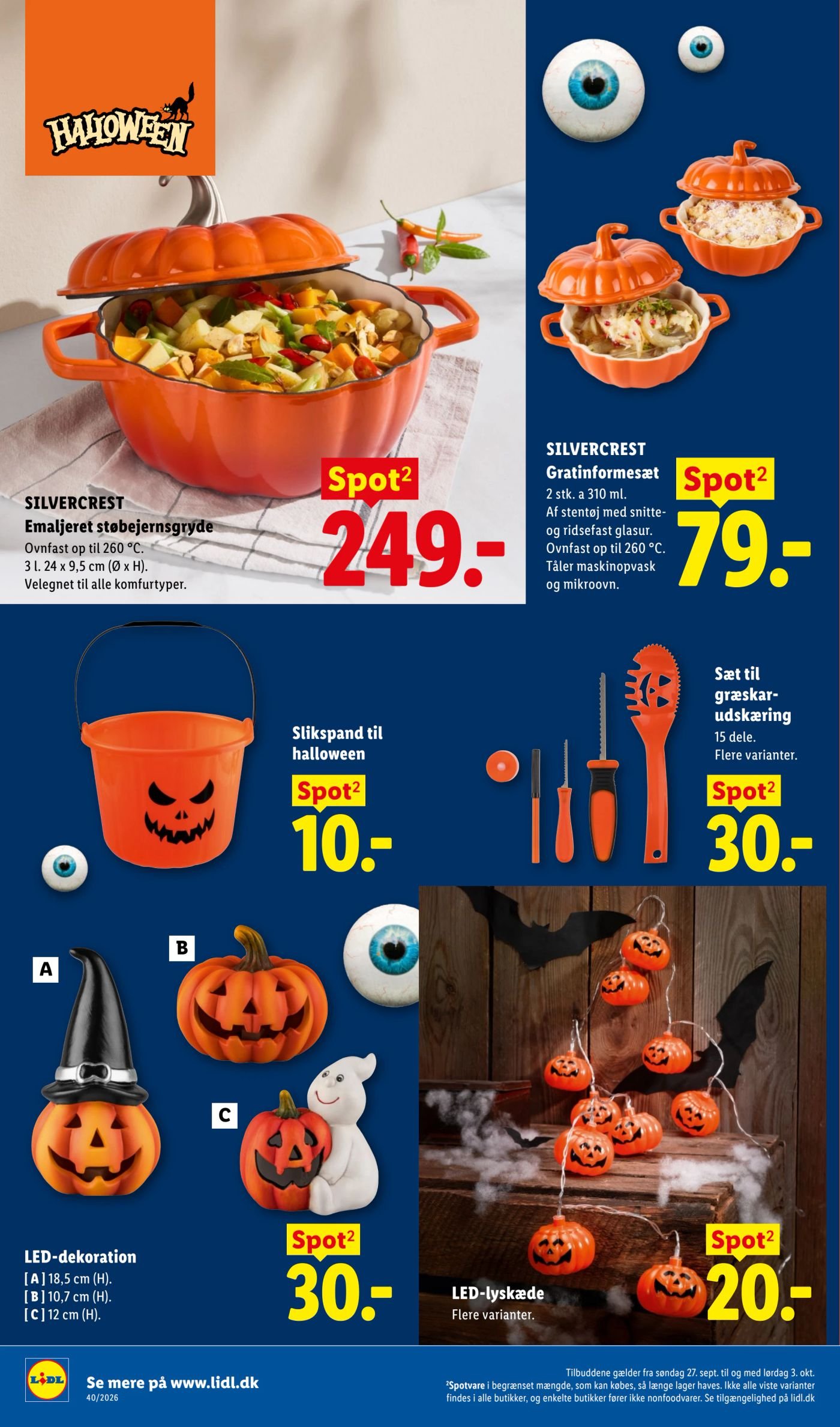 SILVERCREST Emaljeret støbejernsgryde Ovnfaste op til 260 °C. 3 l. 24 x 9,5 cm (Ø x H). Velegnet til alle komfurtyper. – Lidl