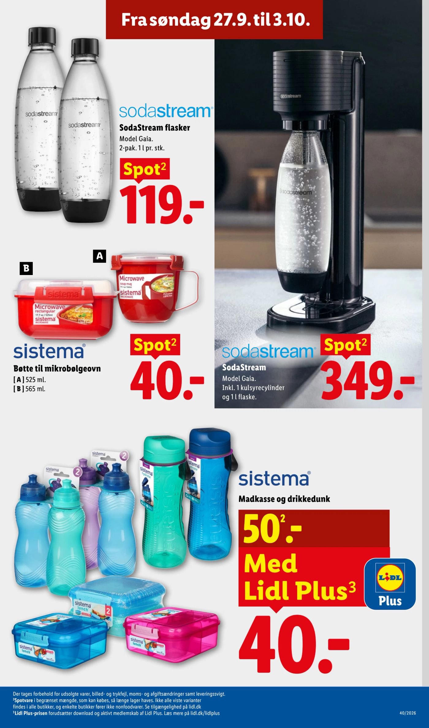 sistema Madkasse og drikkedunk – Lidl