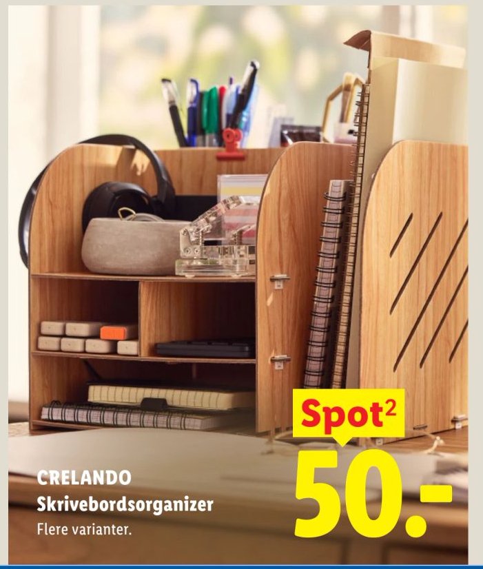 CRELANDO Skrivebordsorganizer Flere varianter. – Lidl