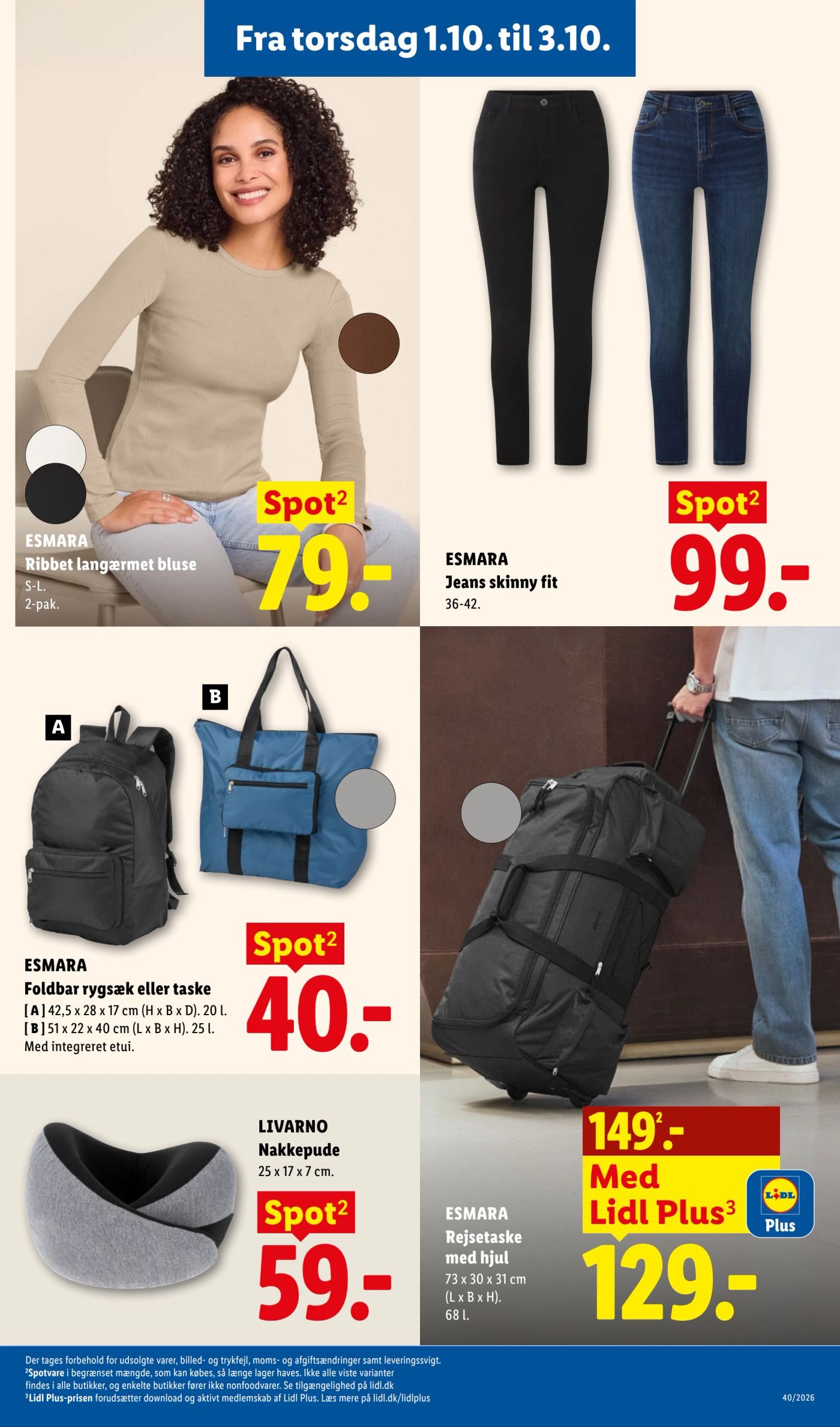 ESMARA Rejsetaske med hjul 73 x 30 x 31 cm (L x B x H). 68 l. – Lidl
