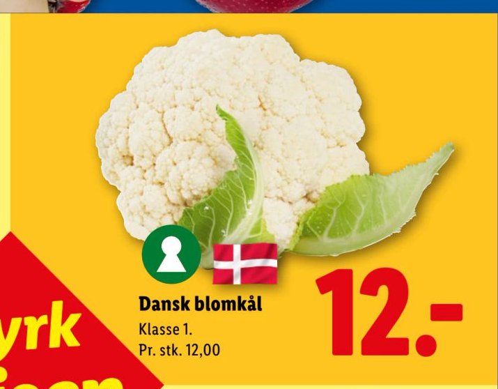 Dansk blomkål Klasse 1 – Lidl