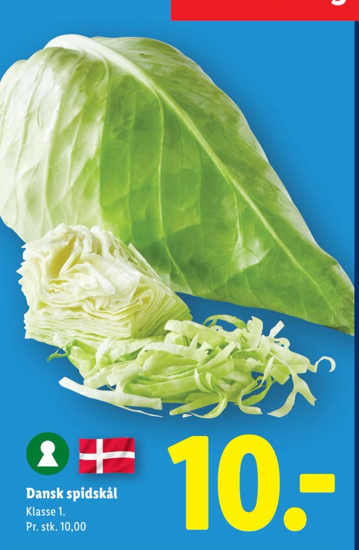 Dansk spidskål Klasse 1. – Lidl