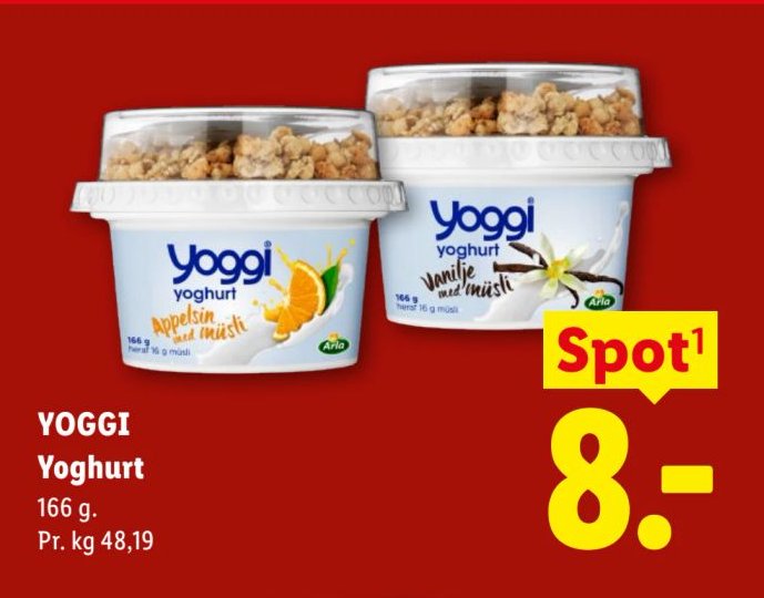 YOGGI Yoghurt 166 g – Lidl