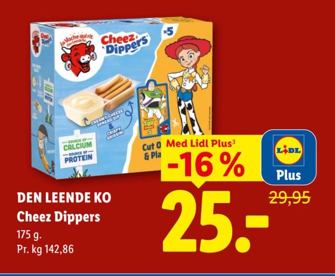 DEN LEENDE KO Cheez Dippers 175 g – Lidl
