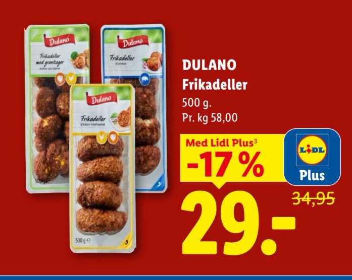 DULANO Frikadeller 500 g. – Lidl