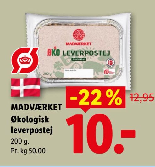 MADVÆRKET Økologisk leverpostej 200 g. – Lidl