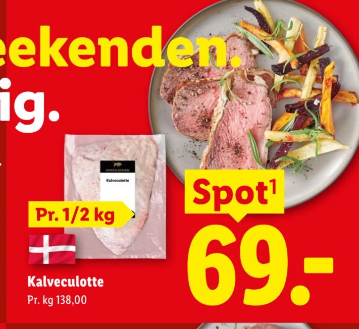 Kalveculotte Pr. 1/2 kg – Lidl