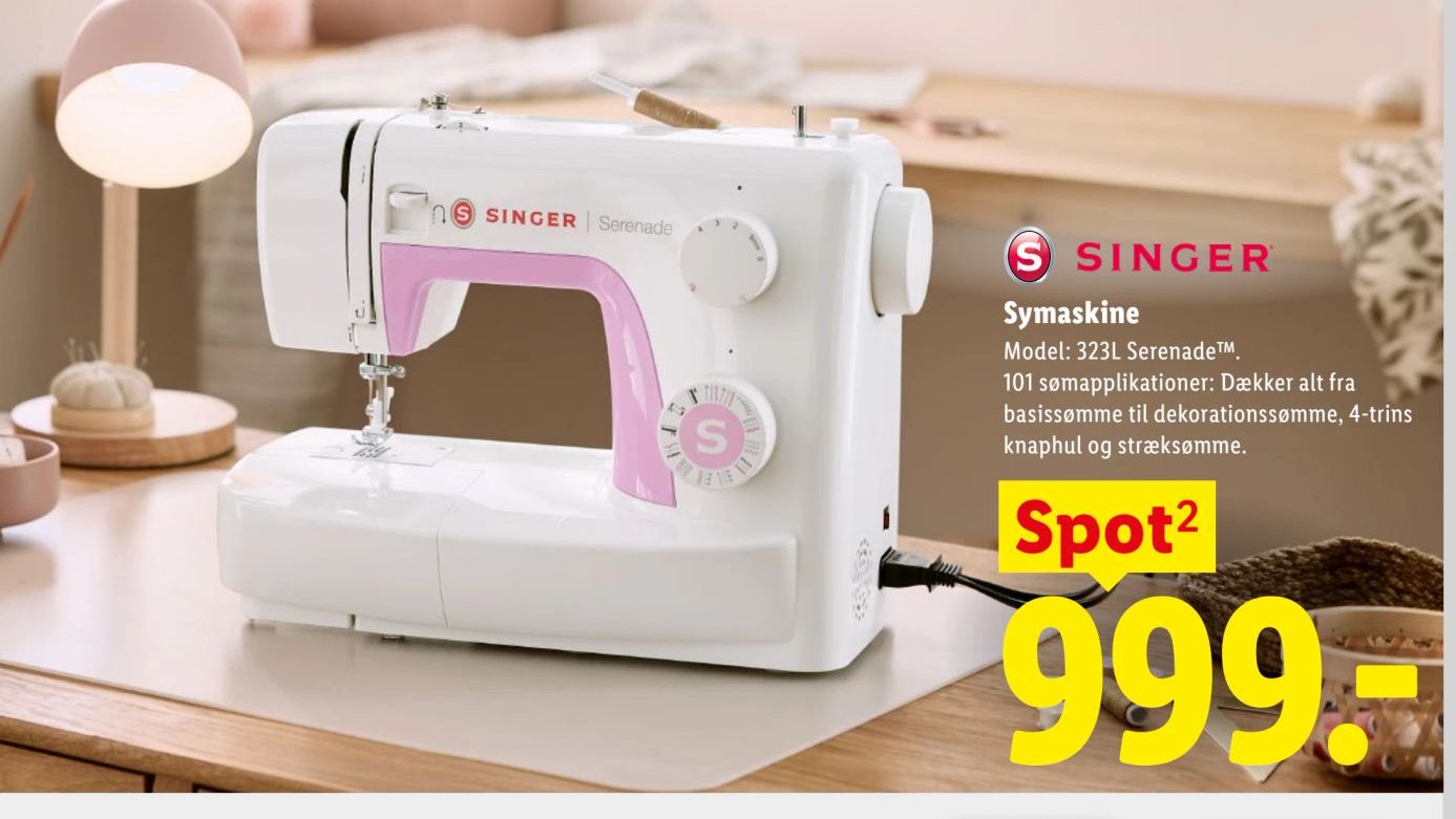 SINGER Symaskine Model: 323L Serenade™ – Lidl