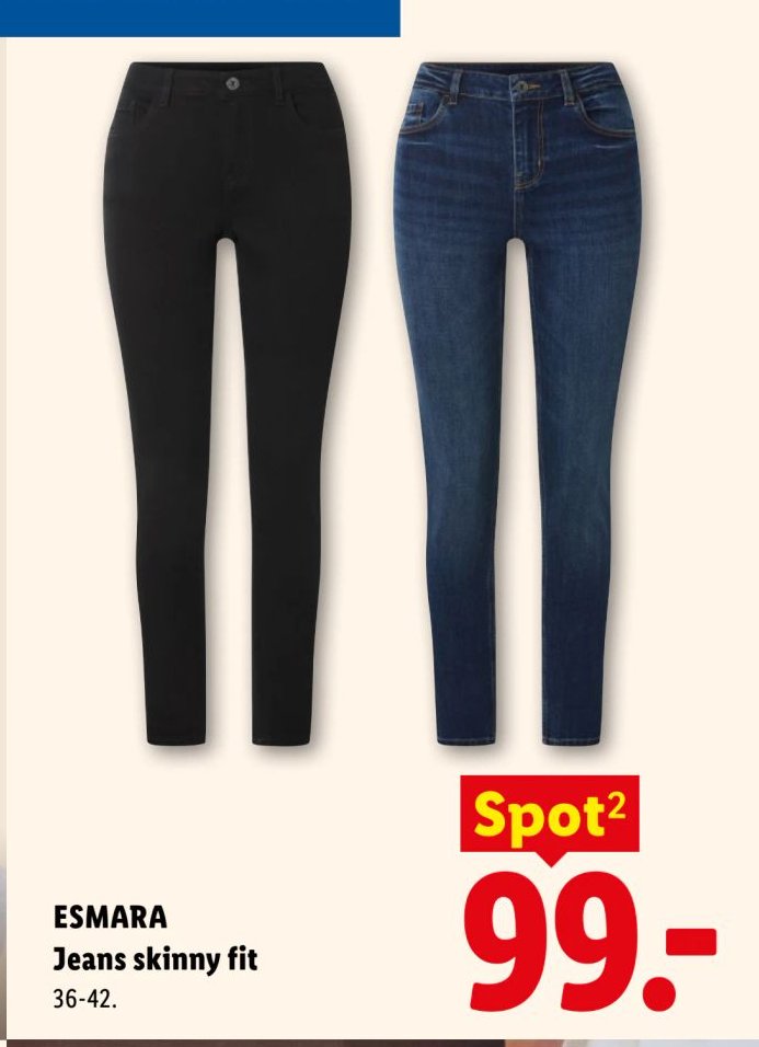 ESMARA Jeans skinny fit 36-42. – Lidl