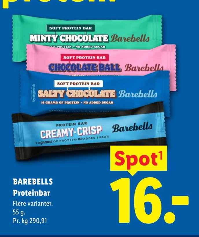 BAREBELLS Proteinbar – Lidl