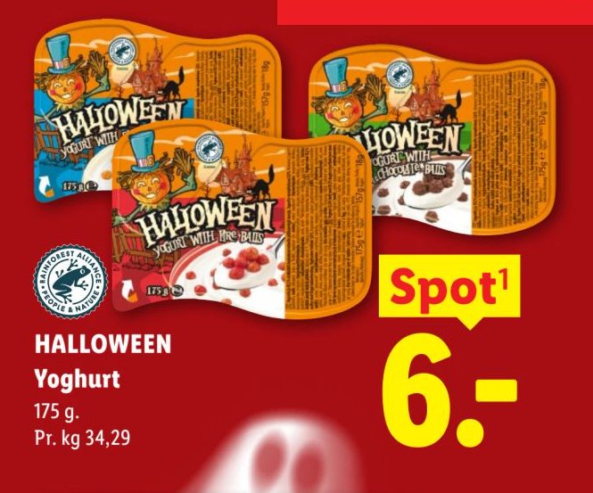 HALLOWEEN Yoghurt – Lidl
