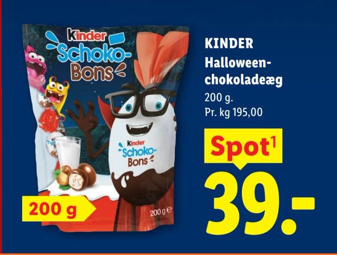 KINDER Halloween-chokoladeæg – Lidl