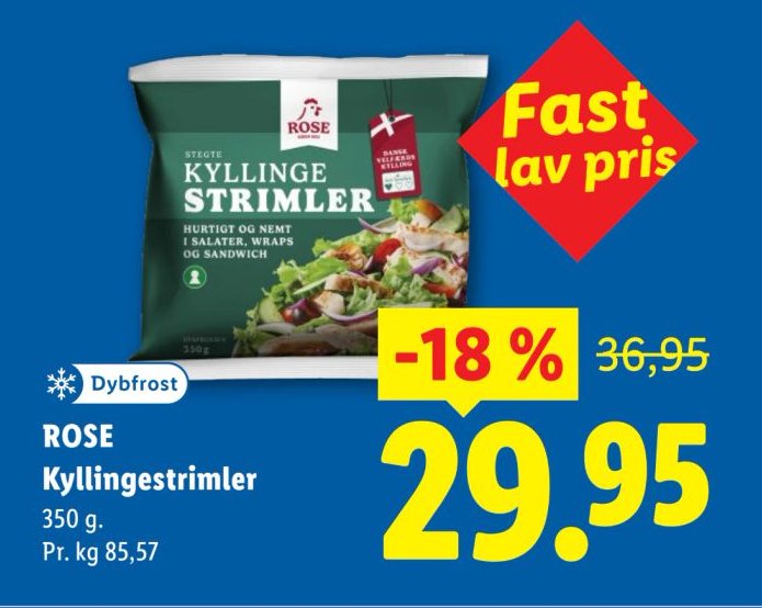 ROSE Kyllingestrimler – Lidl
