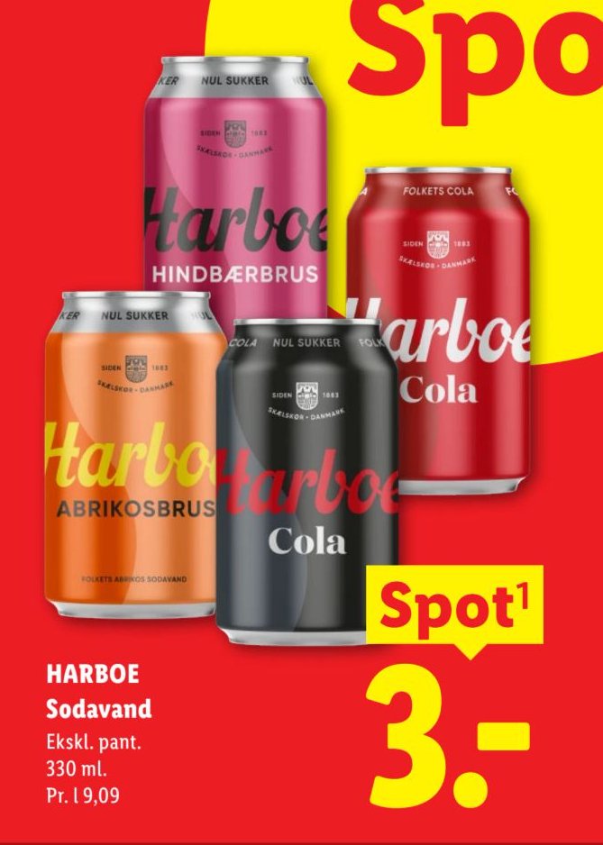 HARBOE Sodavand – Lidl