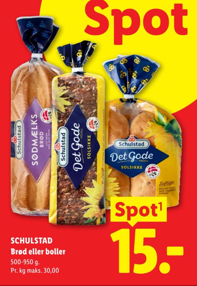 SCHULSTAD Brød eller boller – Lidl
