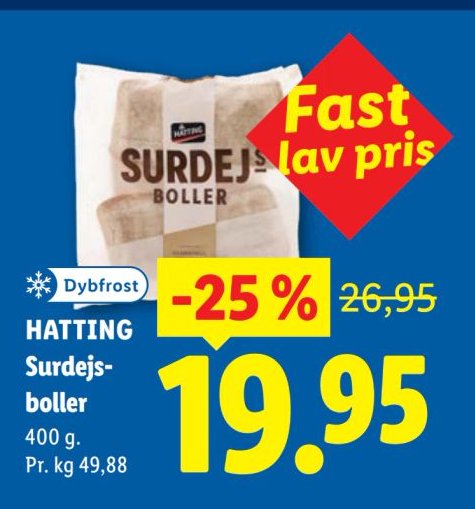 HATTING Surdejsboller 400 g – Lidl