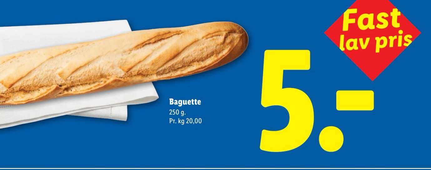 Baguette 250 g – Lidl