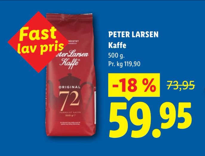 PETER LARSEN Kaffe 500 g – Lidl