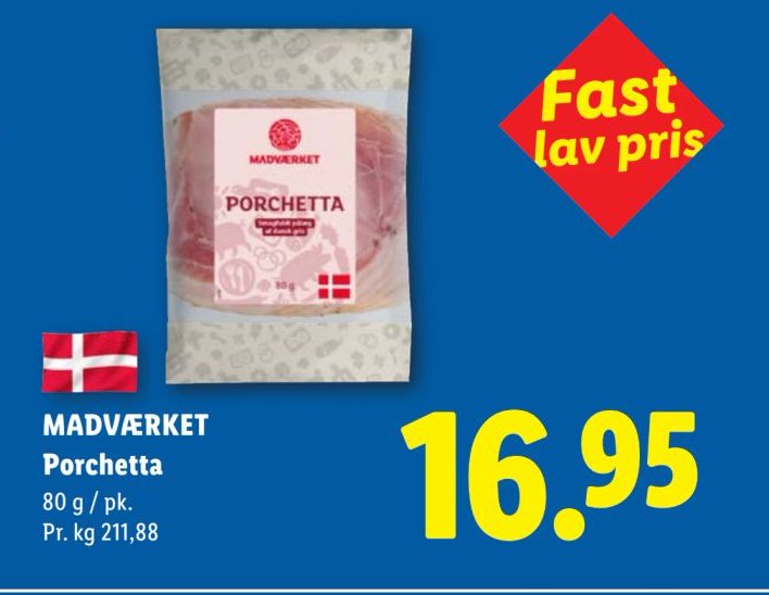 MADVÆRKET Porchetta 80 g / pk. – Lidl