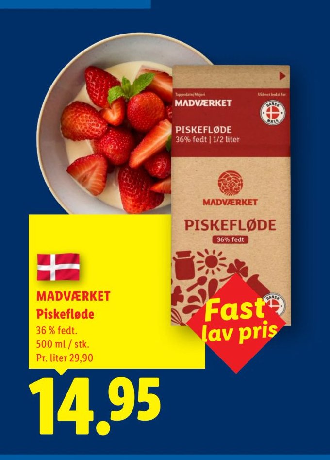 MADVÆRKET Piskefløde – Lidl