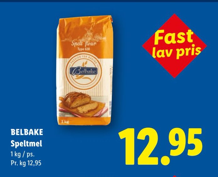 BELBAKE Speltmel 1 kg / ps. – Lidl