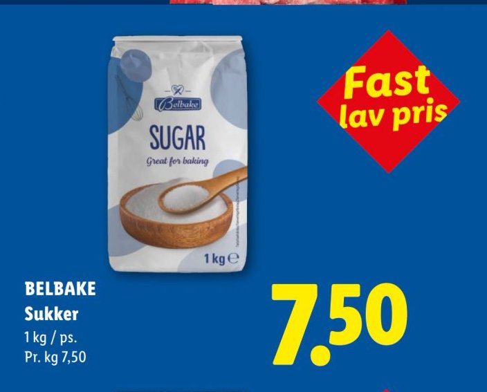 BELBAKE Sukker – Lidl