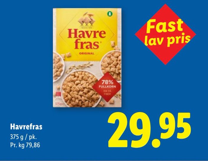 Havrefras 375 g / pk. – Lidl