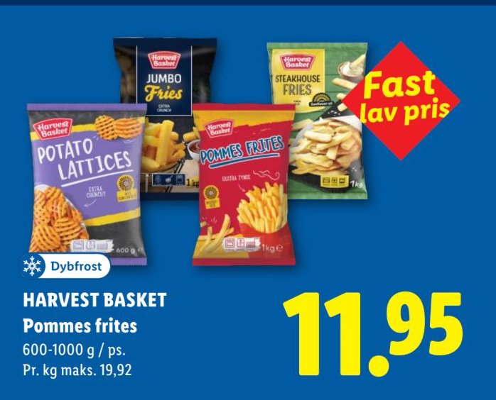 HARVEST BASKET Pommes frites – Lidl