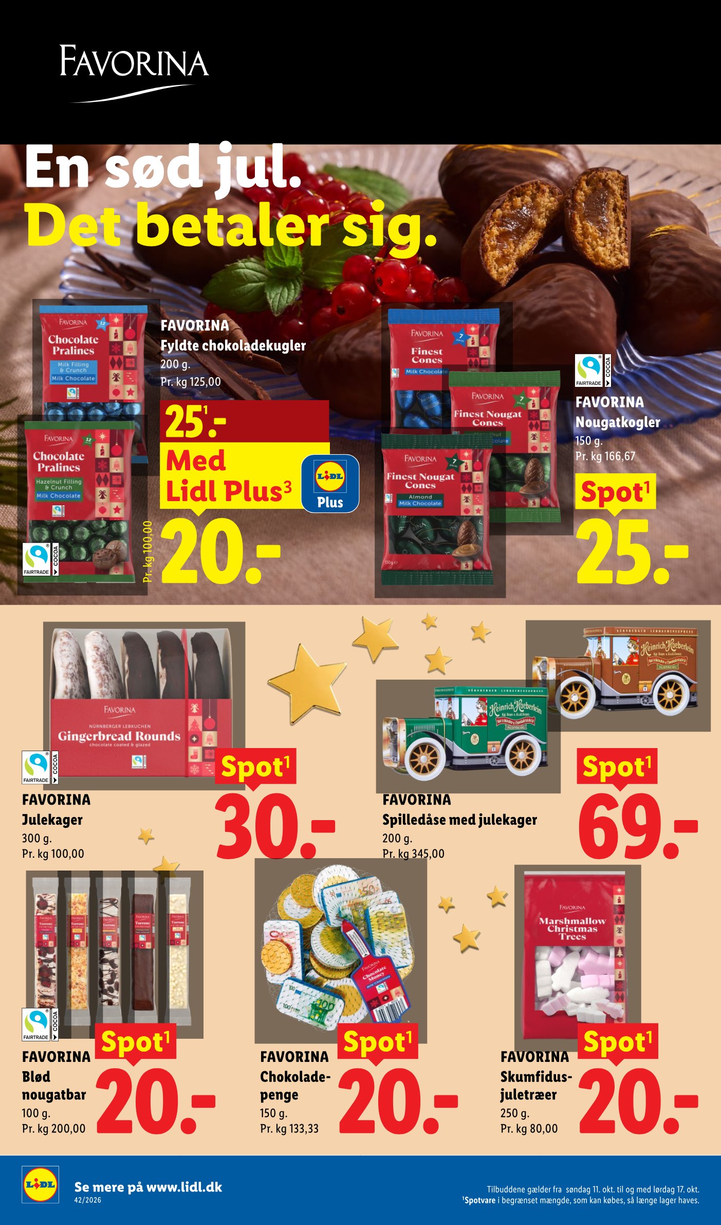 FAVORINA Chokolade-penge – Lidl