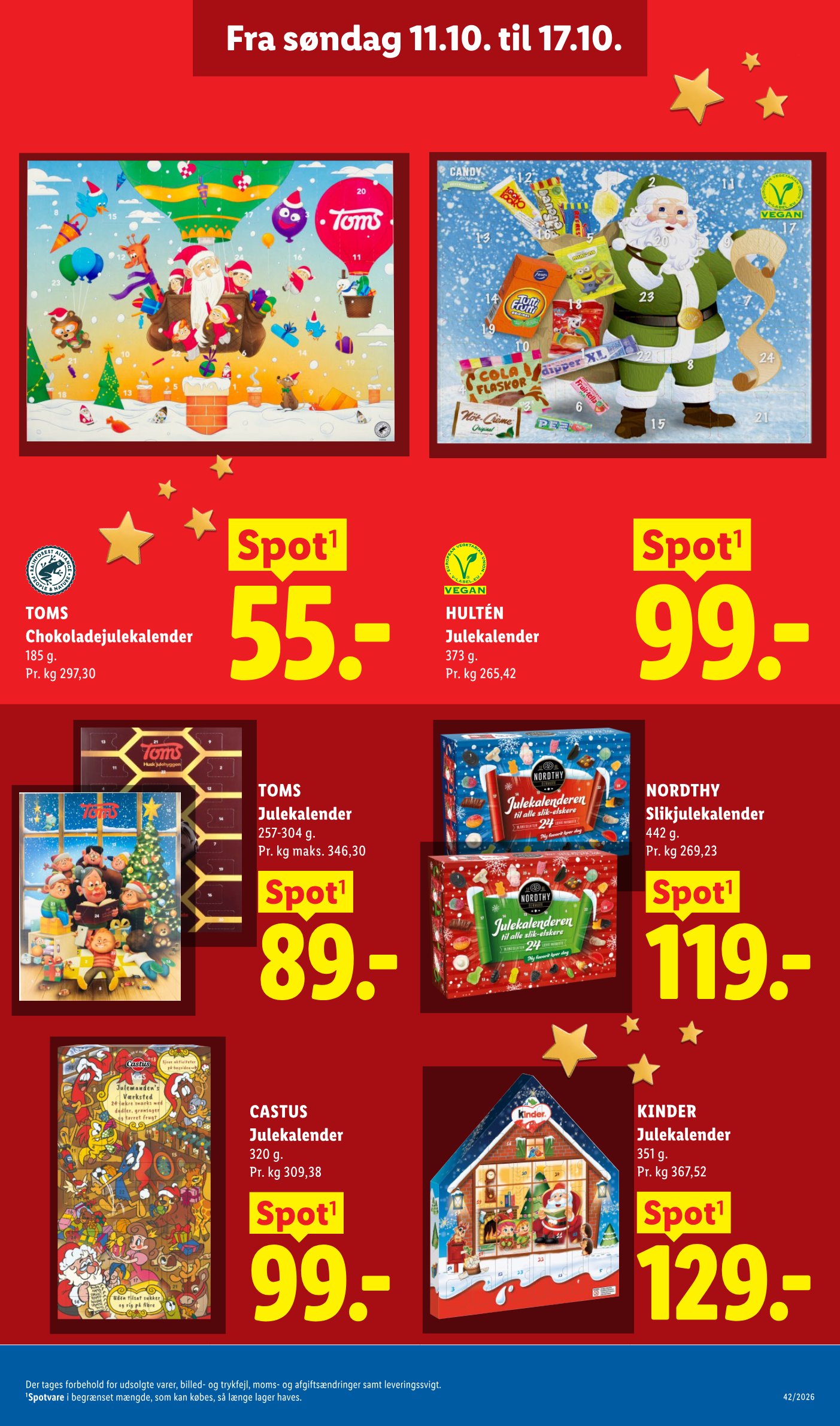 TOMS Chokoladejulekalender – Lidl