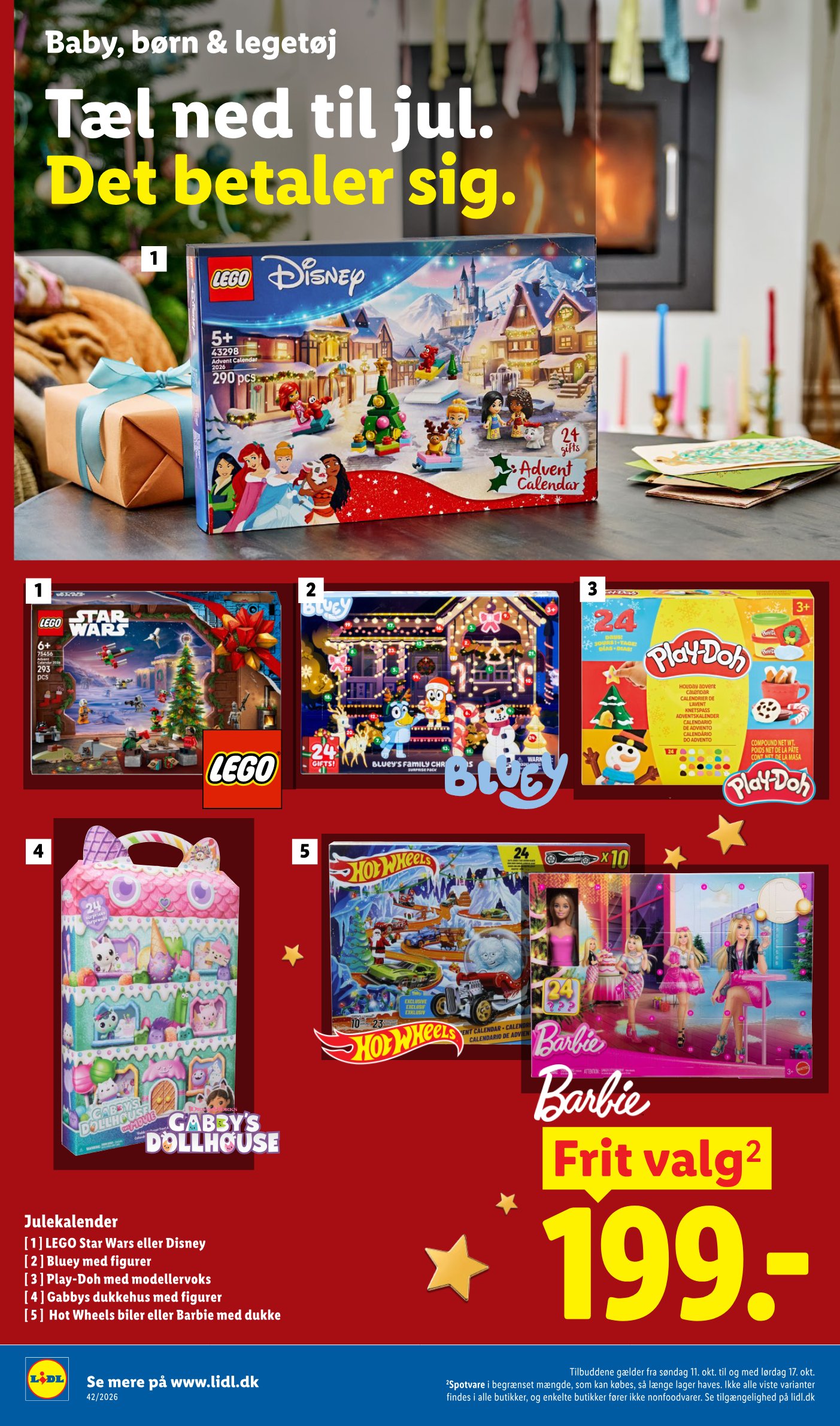Julekalender Bluey med figurer – Lidl