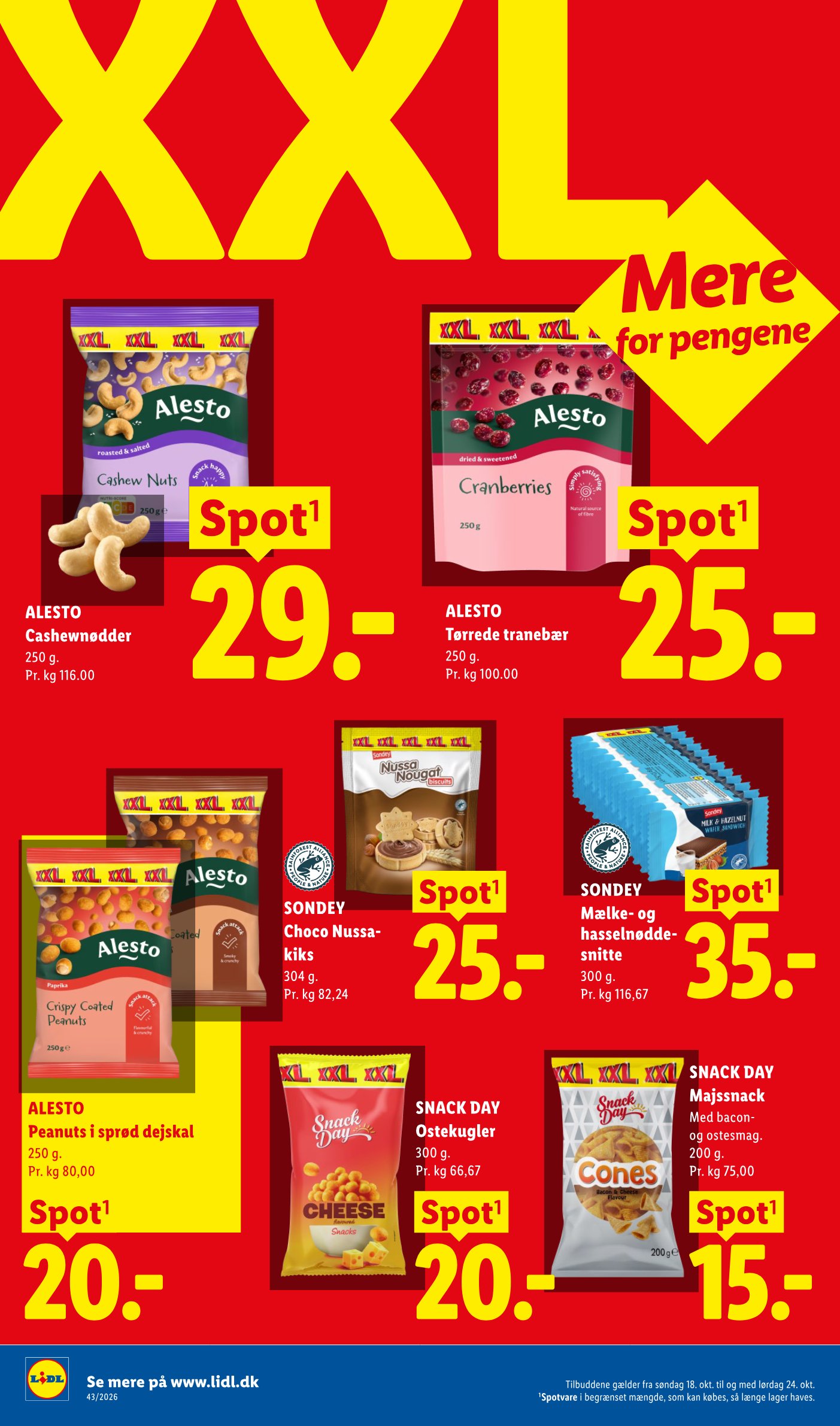 ALESTO Tørrede tranebær – Lidl