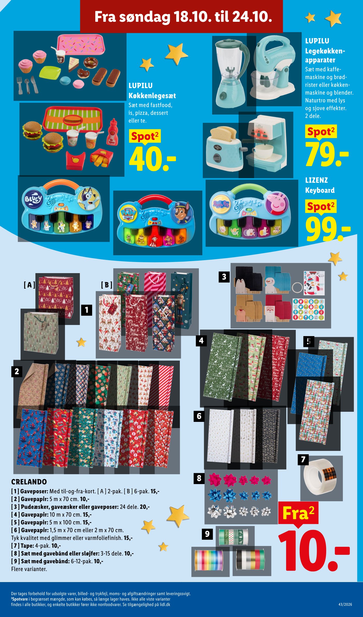 CRELANDO Gavepapir – Lidl