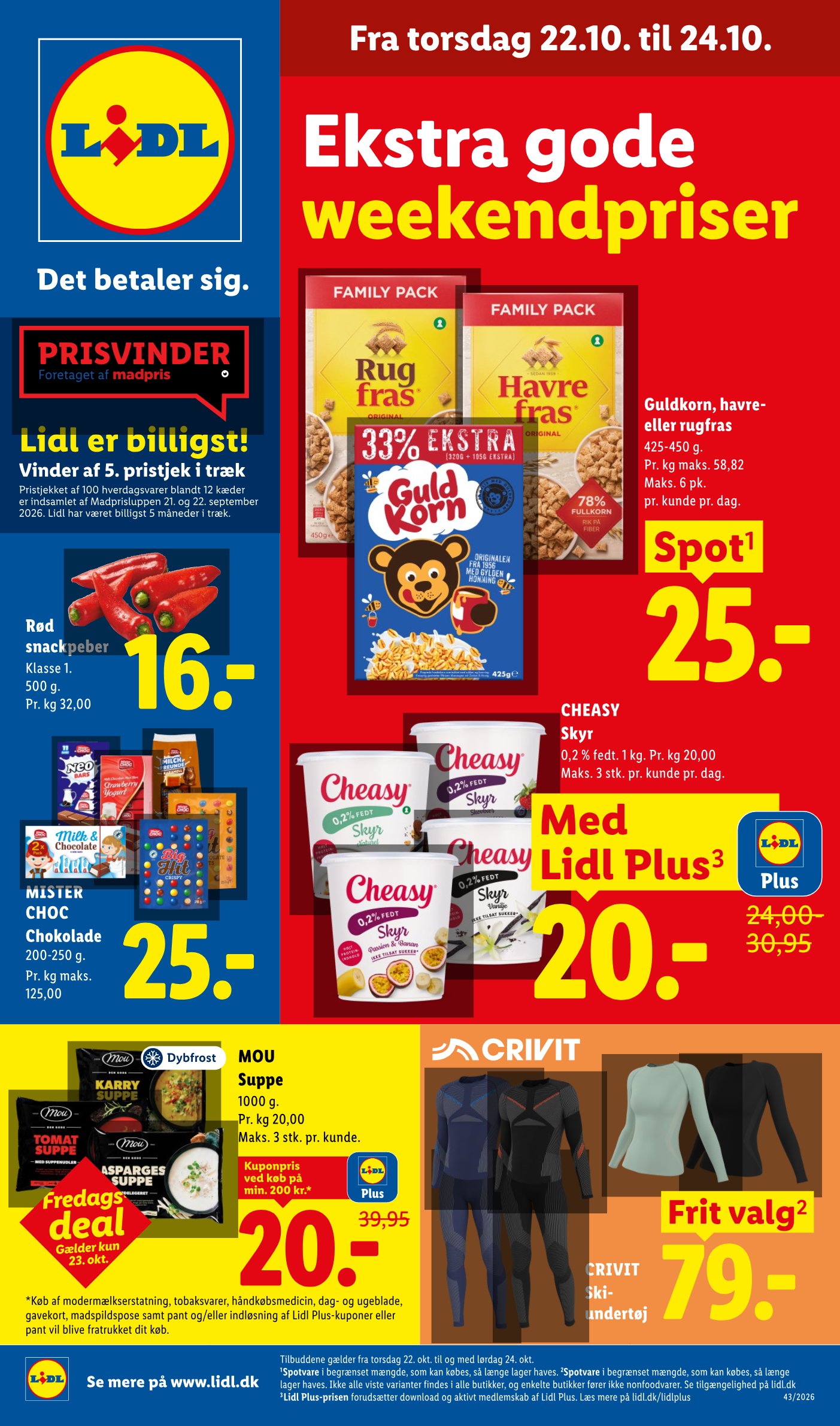 Rød snackpeber – Lidl