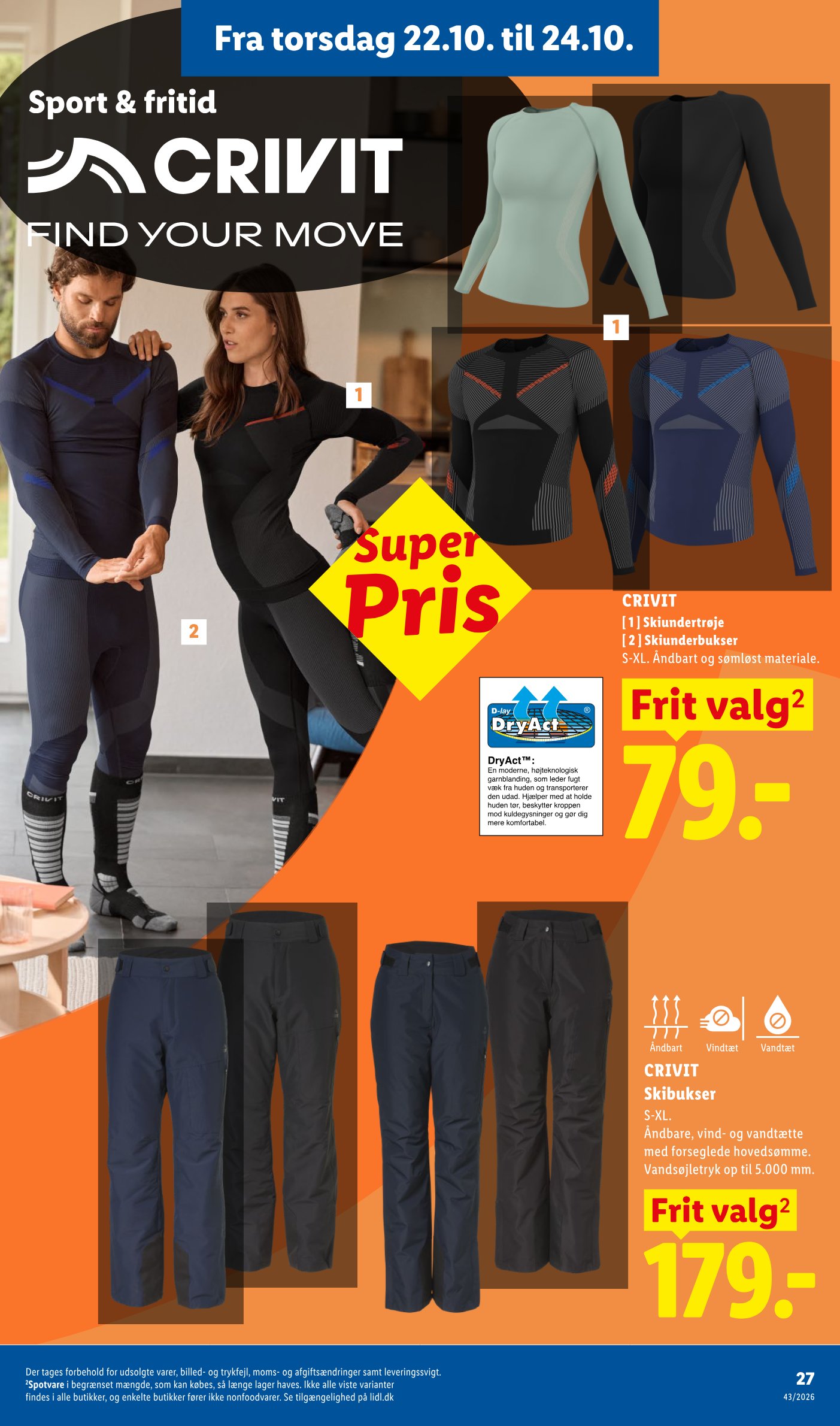 CRIVIT Skibukser – Lidl