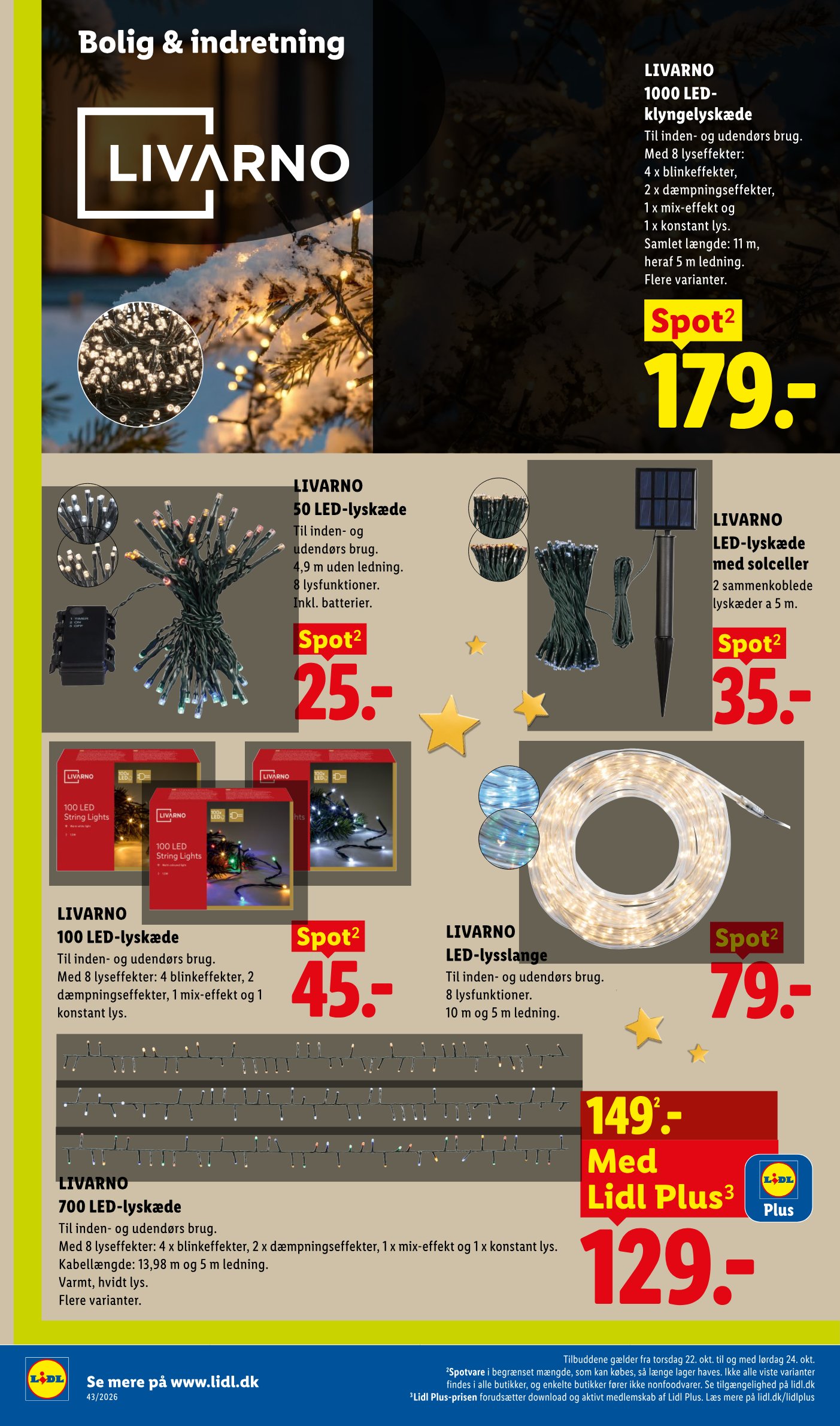 LIVARNO 100 LED-lyskæde – Lidl