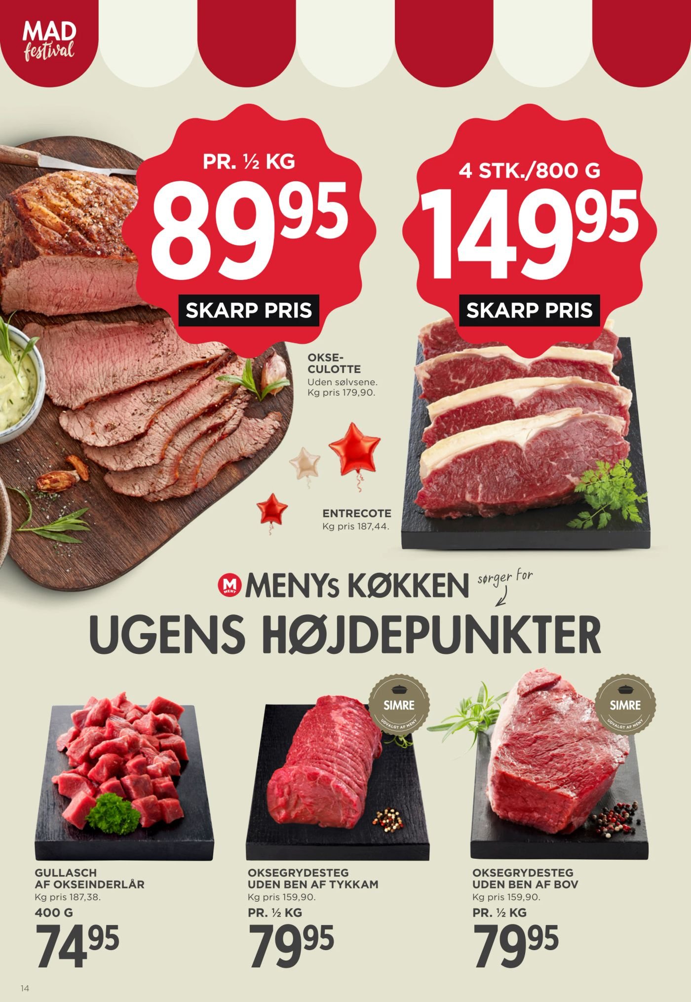 4 STK./800 G – Meny