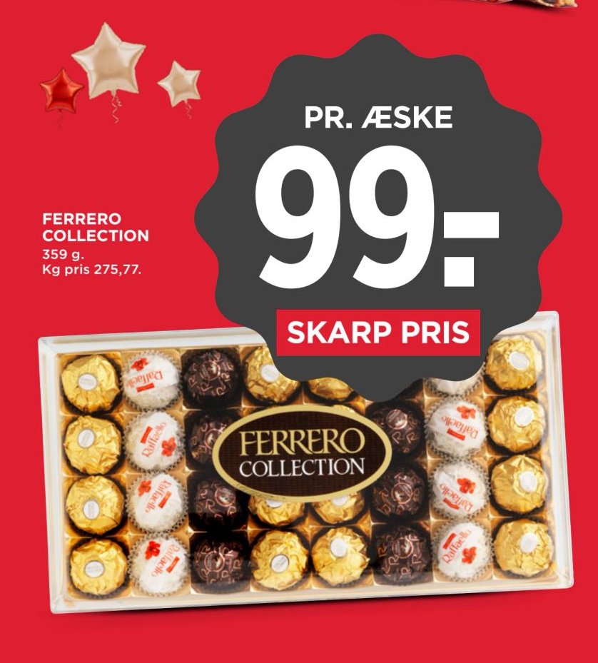 FERRERO COLLECTION 359 g. – Meny