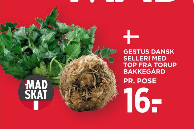 GESTUS DANSK SELLERI MED TOP FRA TORUP BAKKEGÅRD PR. POSE – Meny