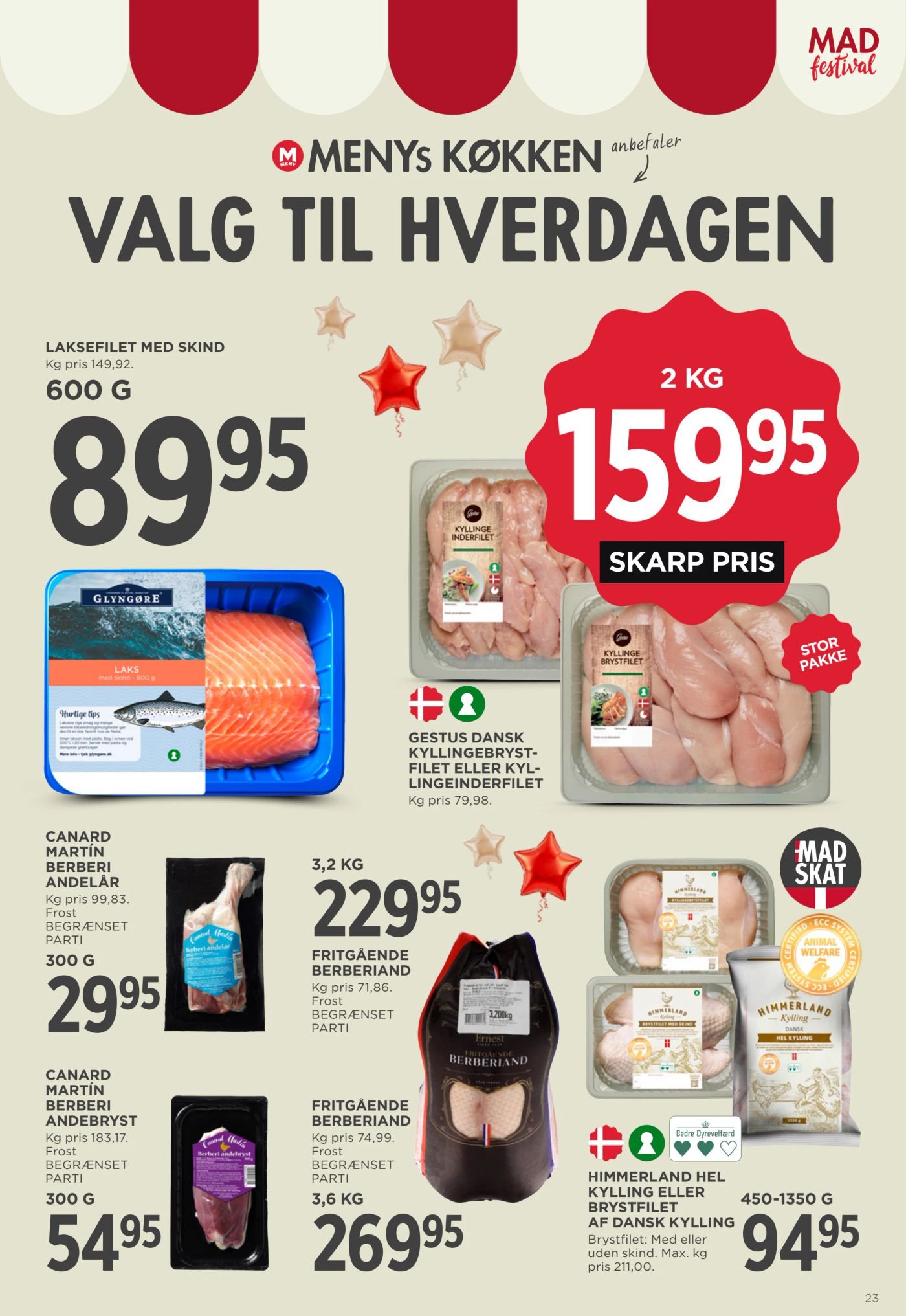 FRITGÅENDE BERBERIAND 3,2 KG – Meny