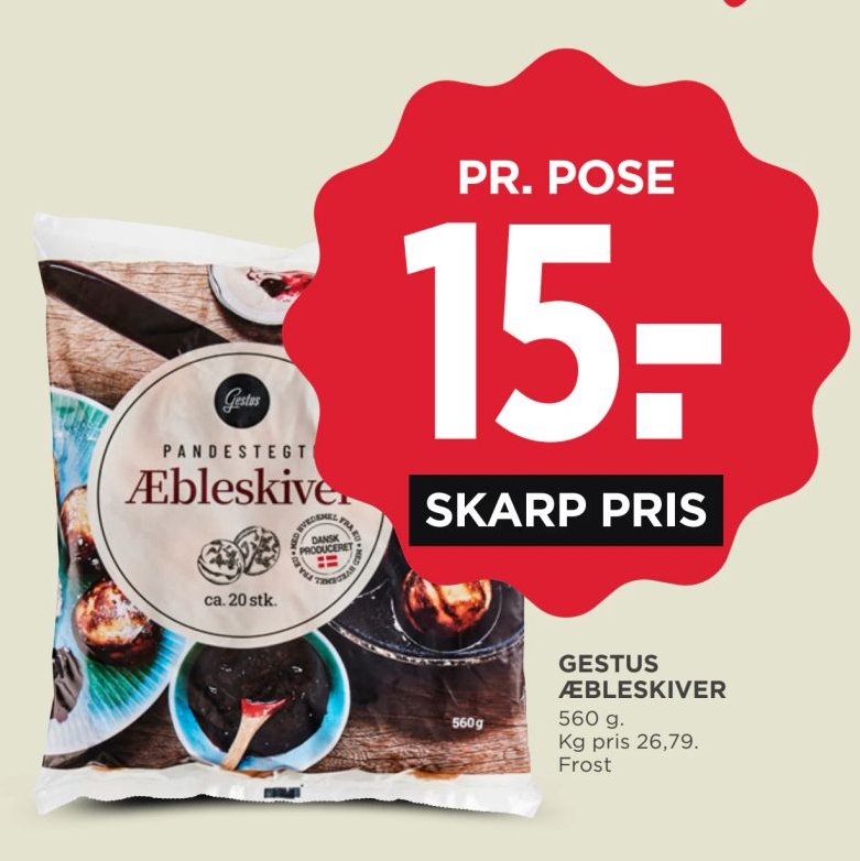 GESTUS ÆBLESKIVER 560 g. – Meny