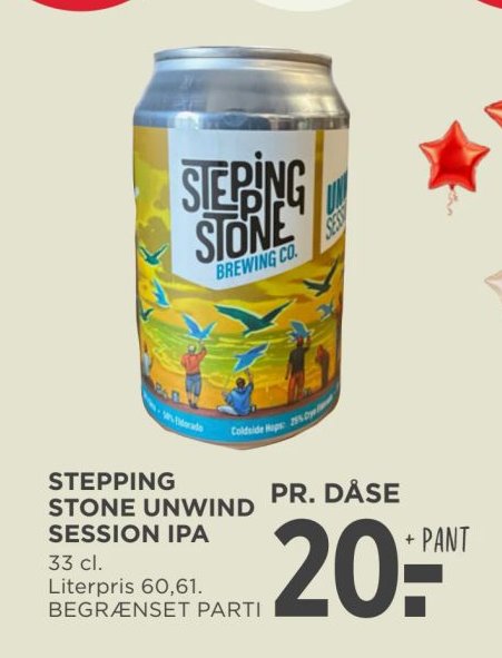 STEPPING STONE UNWIND SESSION IPA 33 cl. – Meny