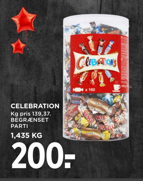 CELEBRATION 1,435 KG – Meny