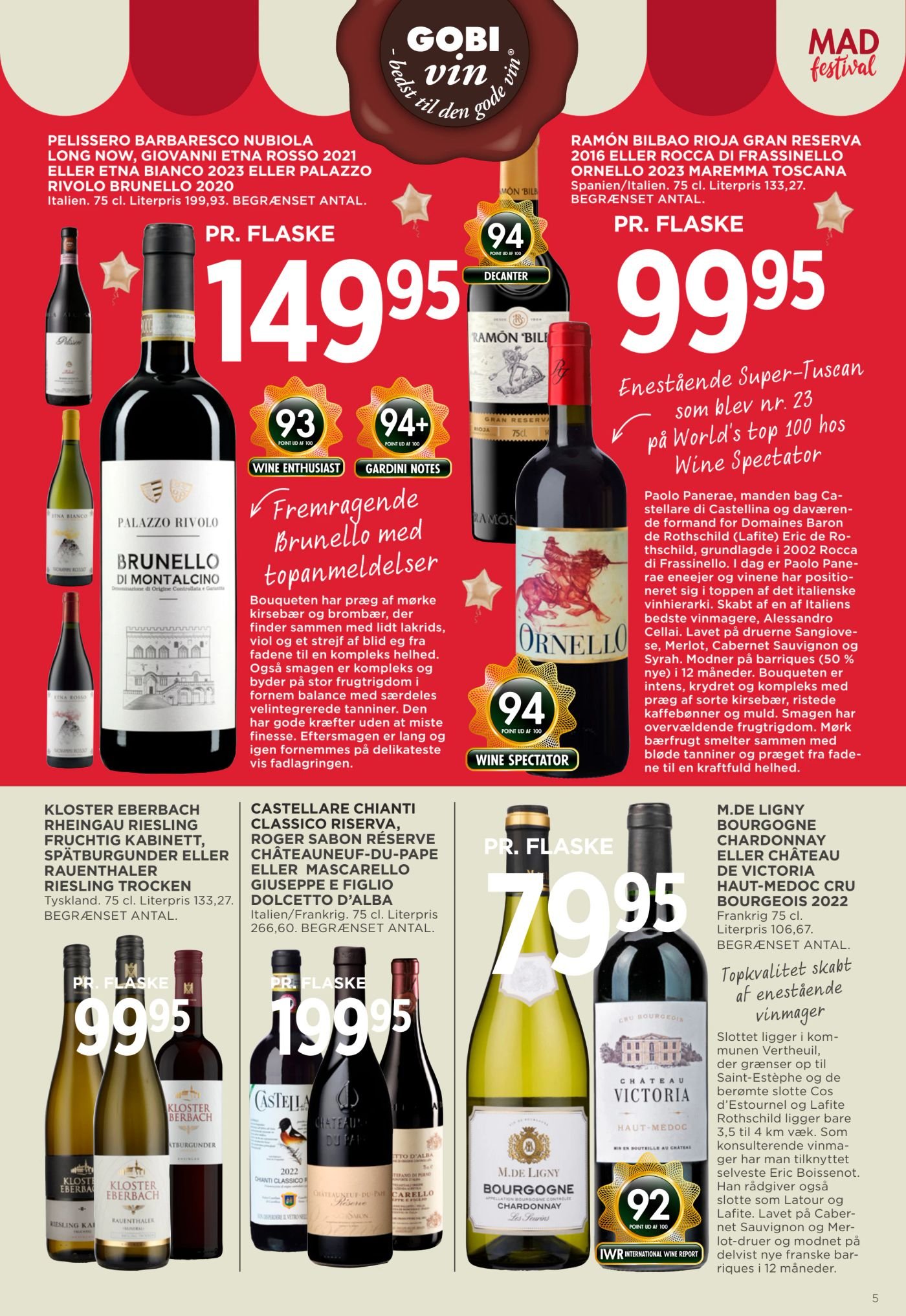 PELISSERO BARBARESCO NUBIOLA LONG NOW, GIOVANNI ETNA ROSSO 2021 ELLER ETNA BIANCO 2023 ELLER PALAZZO RIVOLO BRUNELLO 2020 – Meny