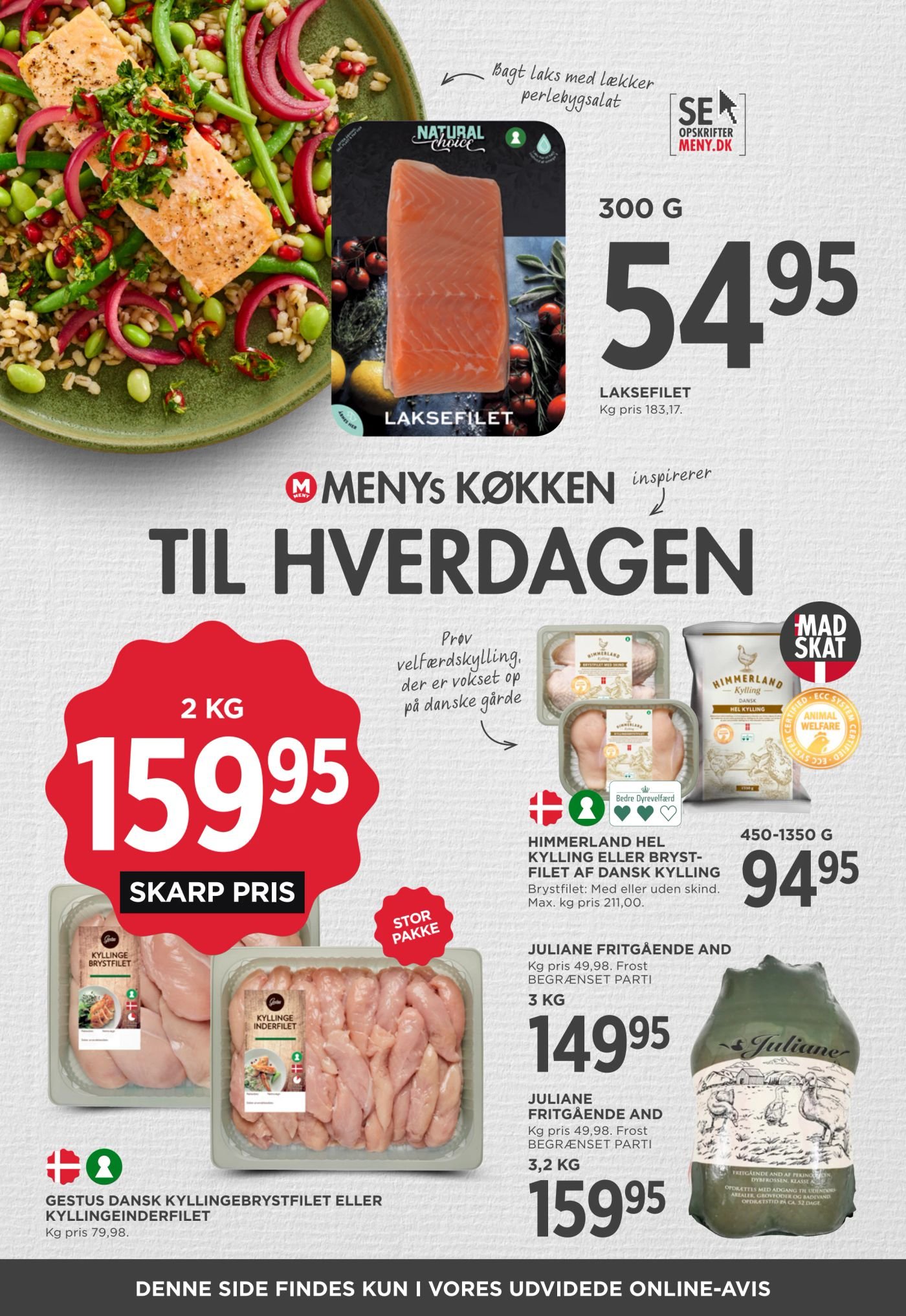 JULIANE FRITGÅENDE AND 3,2 KG – Meny