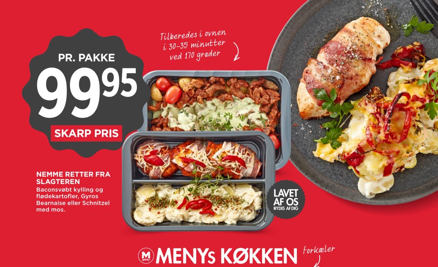 NEMME RETTER FRA SLAGTEREN – Meny