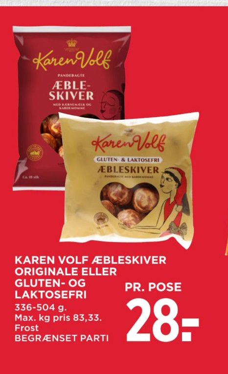 KAREN VOLF ÆBLESKIVER ORIGINALE ELLER GLUTEN- OG LAKTOSEFRI – Meny