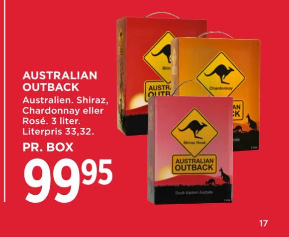 AUSTRALIAN OUTBACK – Meny