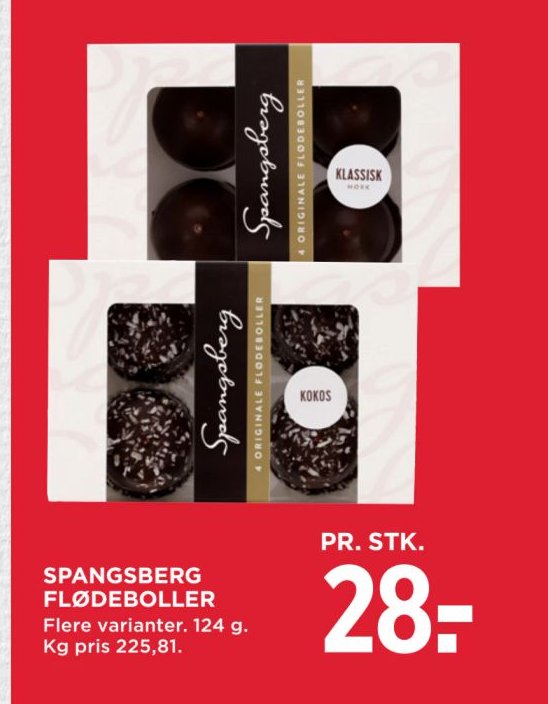 SPANGSBERG FLØDEBOLLER – Meny