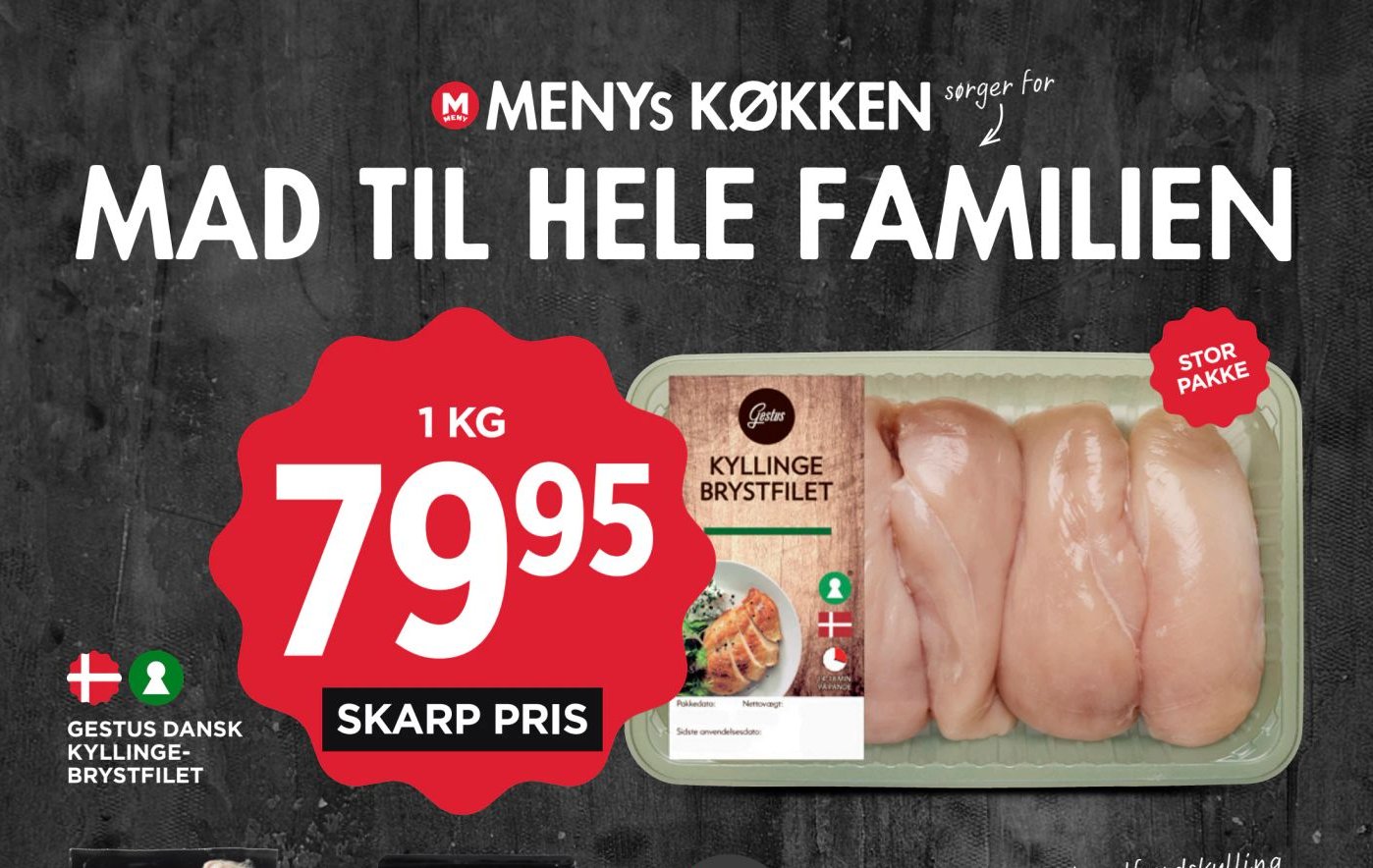 GESTUS DANSK KYLLINGEBRYSTFILET – Meny